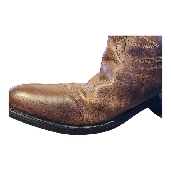Smoky mountian boots Denver men sz 9.5D brown western cowboy boots leather upper main image 11